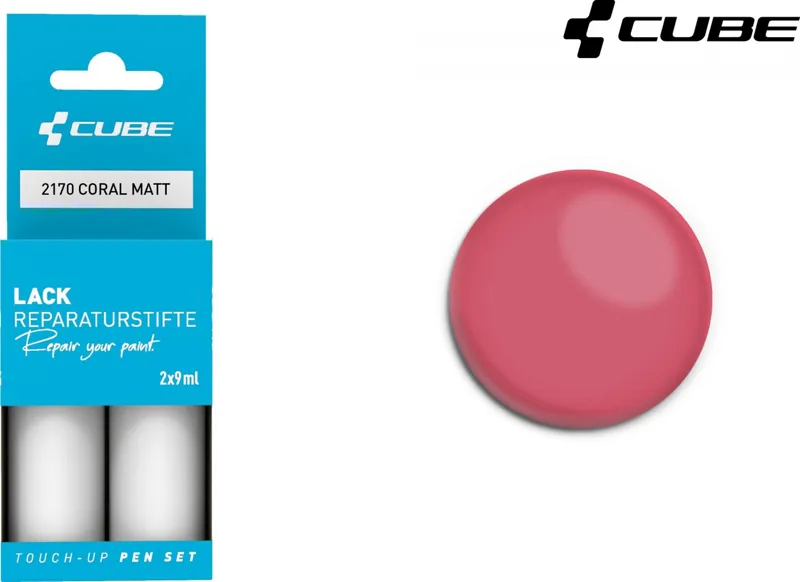 Cube Touch Up Paint Pen Set Coral Matt 2170 30ml